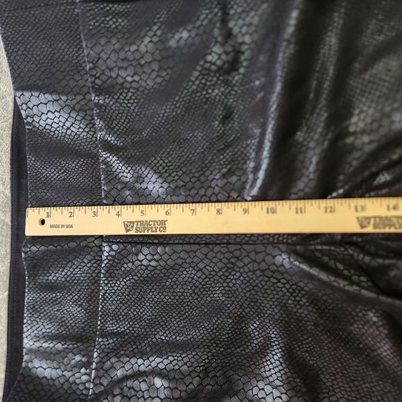 Torrid Pixie Size 2X Leggings Ankle Skinny Pants Black Snakeskin Print - Picture 6 of 11